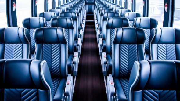 56 passenger charter bus rental hayward
