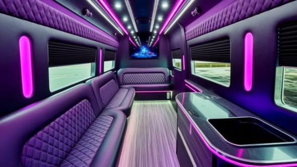 sprinter limo rental interior hayward